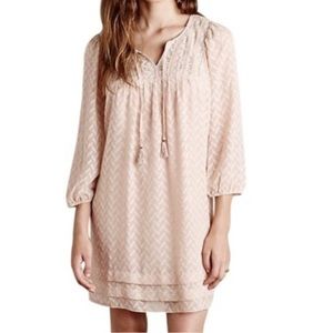 One September Pink Rose Anwen Peasant Dress XL